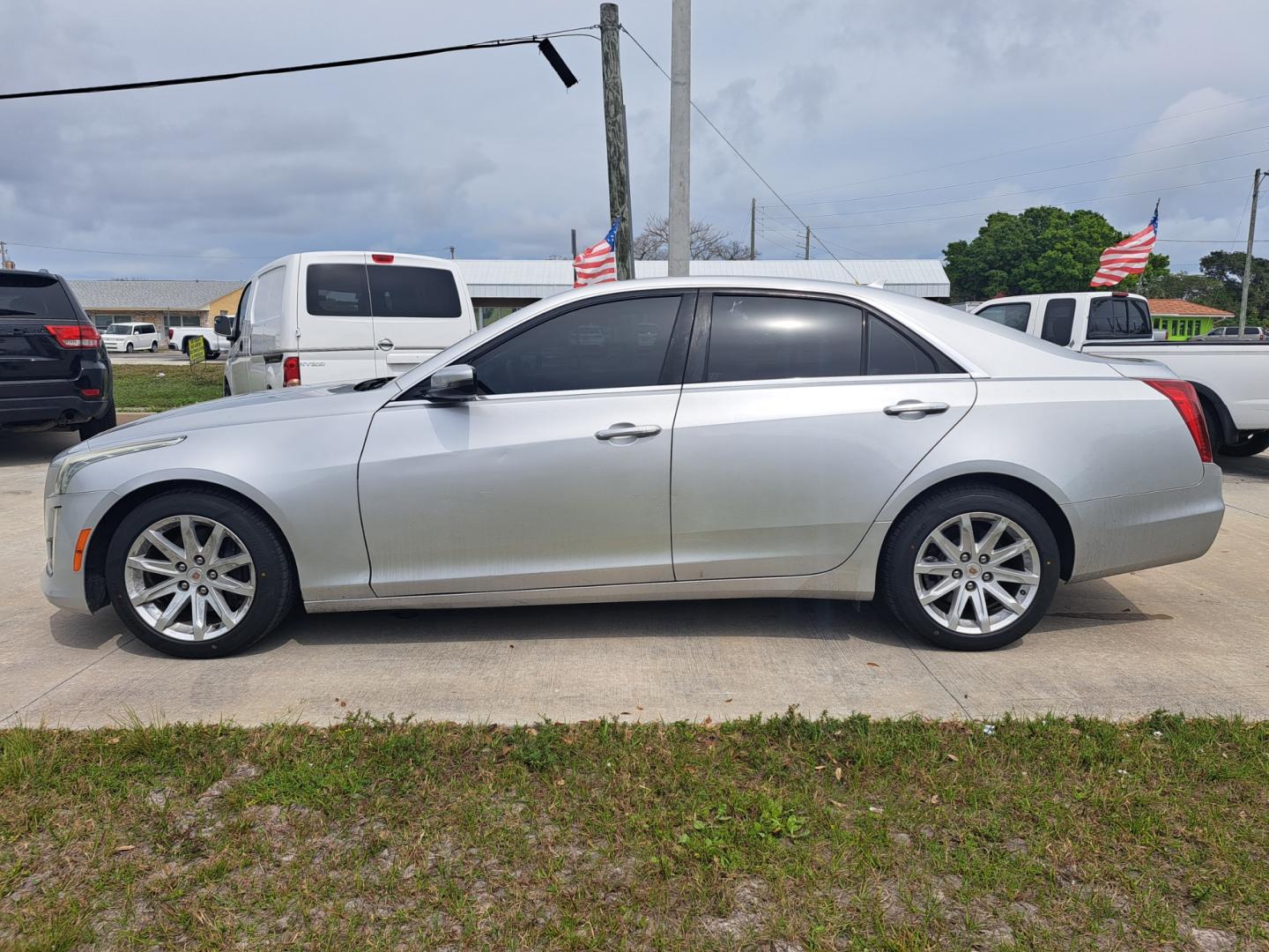 2014 Silver /BLACK Cadillac CTS (1G6AP5SX0E0) , located at 1181 Aurora Rd, Melbourne, FL, 32935, (321) 241-1100, 28.132914, -80.639175 - Photo#0